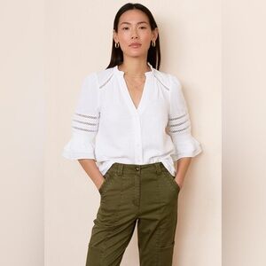 WYSE London Parker Blouse - White